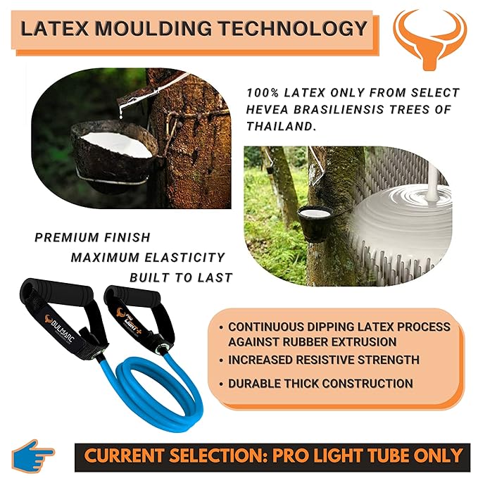 Bulmarc Pro Light Resistance Tube – Home & Gym Training