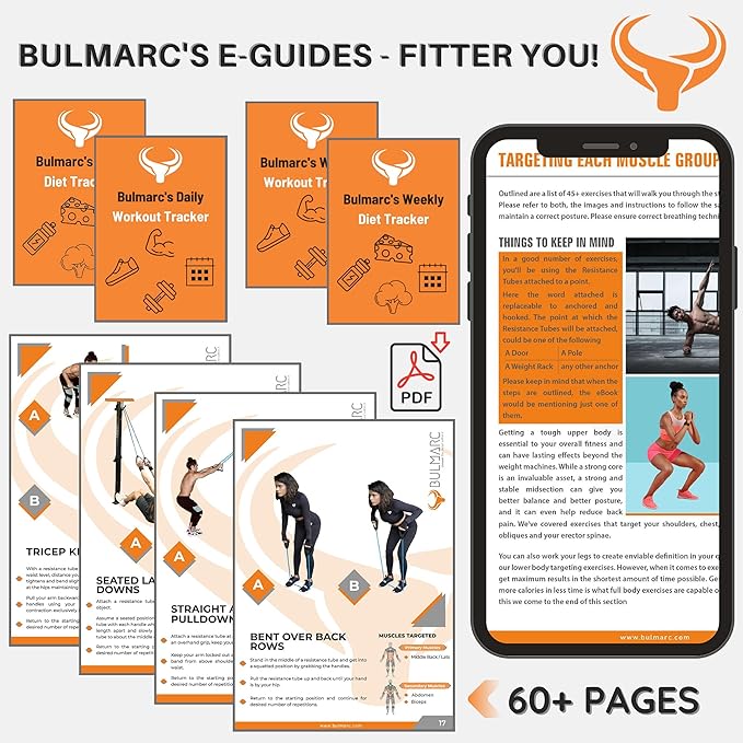 Bulmarc ProMedium Resistance Tube – Home & Gym Training