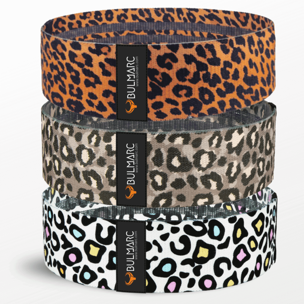 Set of 3 Printed Hip Bands – Light, Medium, Heavy