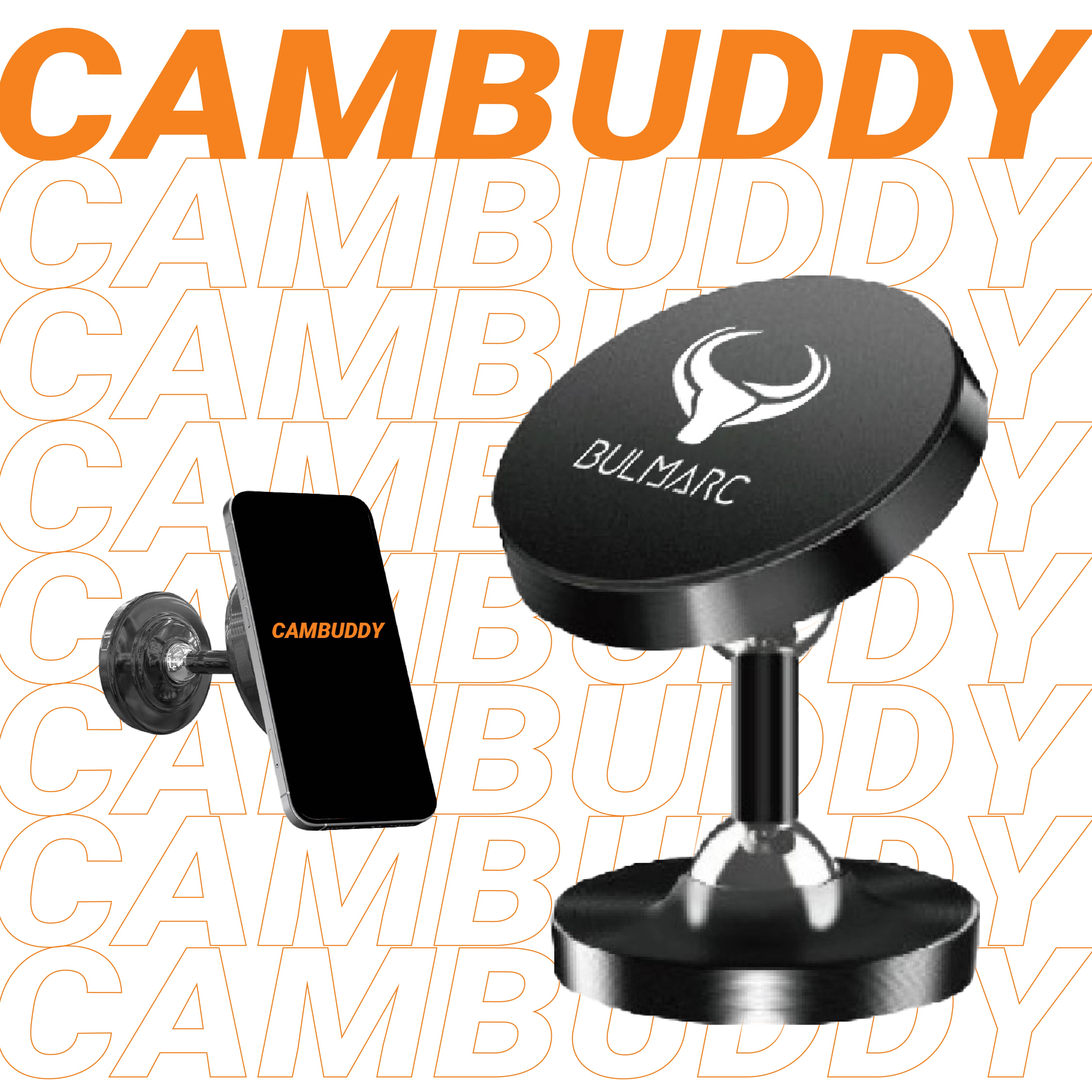 Bulmarc CamBuddy – Compact Magnetic Mount for Gym, Car, Home & Travel