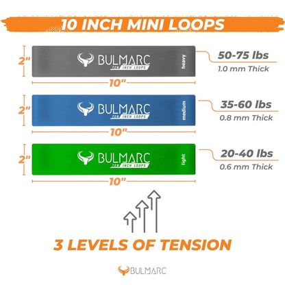 10 Inch Mini Loop Bands Spartan Squad