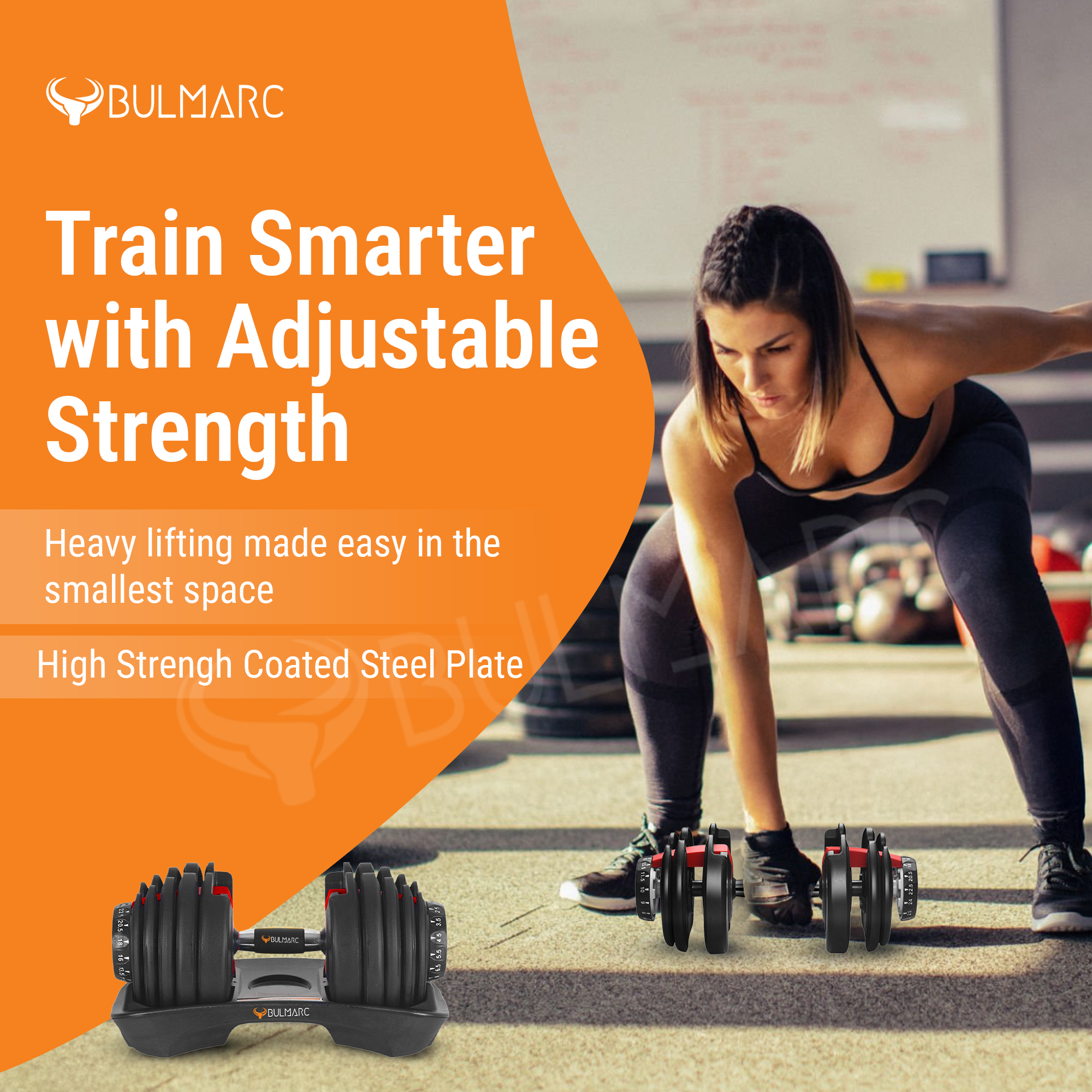 Adjustable dumbbell ( 2.5kg to 24kg )