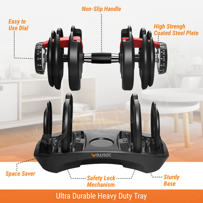 Adjustable dumbbell ( 2.5kg to 24kg )