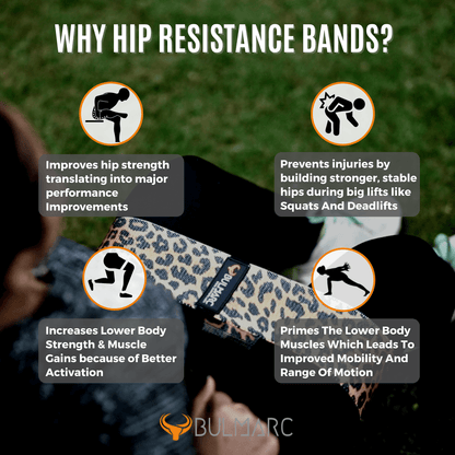 Set of 3 Hip Bands – Grey, Green, Black
