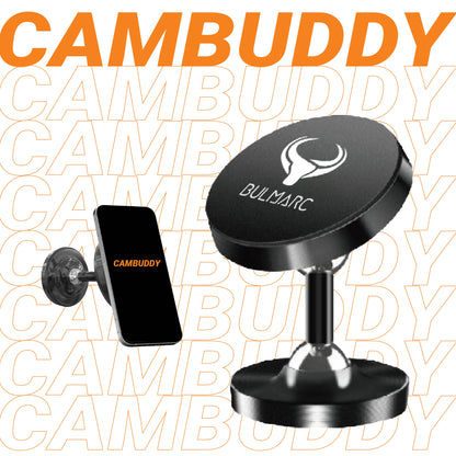 Bulmarc CamBuddy – Compact Magnetic Mount for Gym, Car, Home & Travel