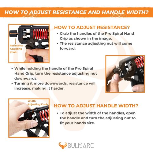 Hand Grip Strengthener with Adjustable Resistance